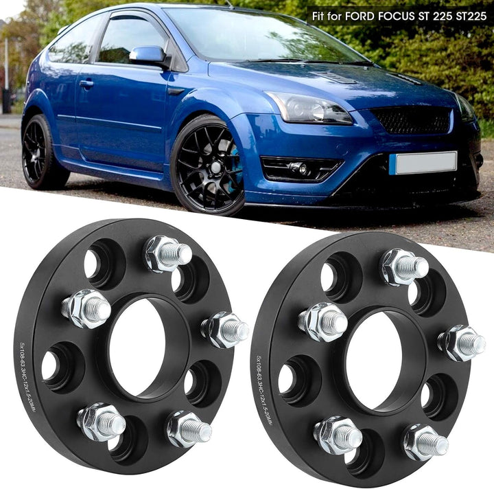 Radabstandshalter Adapter Flansch 20 mm dicke Passform für F-ORD F-OCUS S-T 225 S-T225 （2Stk/Set）
