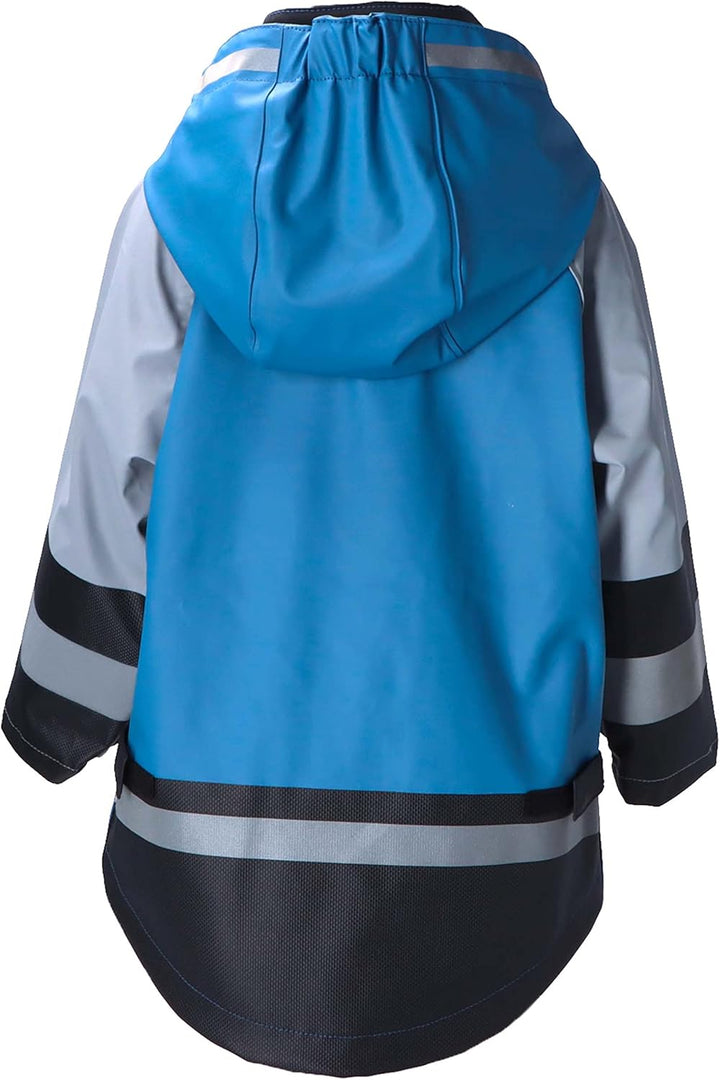 Sterntaler Unisex Kinder Blockfarben Funktions-Regenjacke 74 Tintenblau Melange, 74 Tintenblau Melan