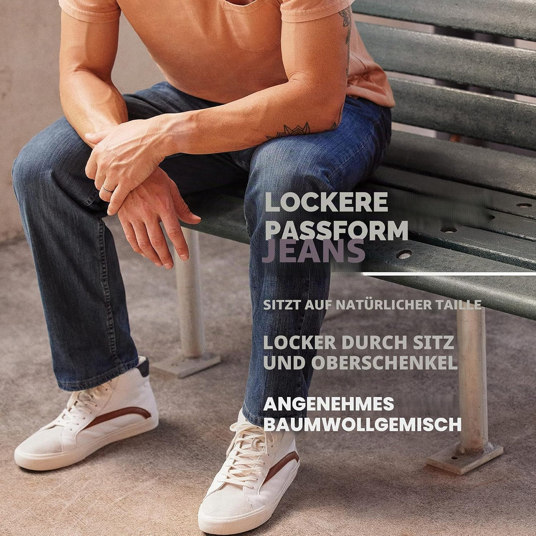 Wrangler Herren Jeans Texas Stretch Mongoose 32W / 30L Dark Stonewash, 32W / 30L Dark Stonewash