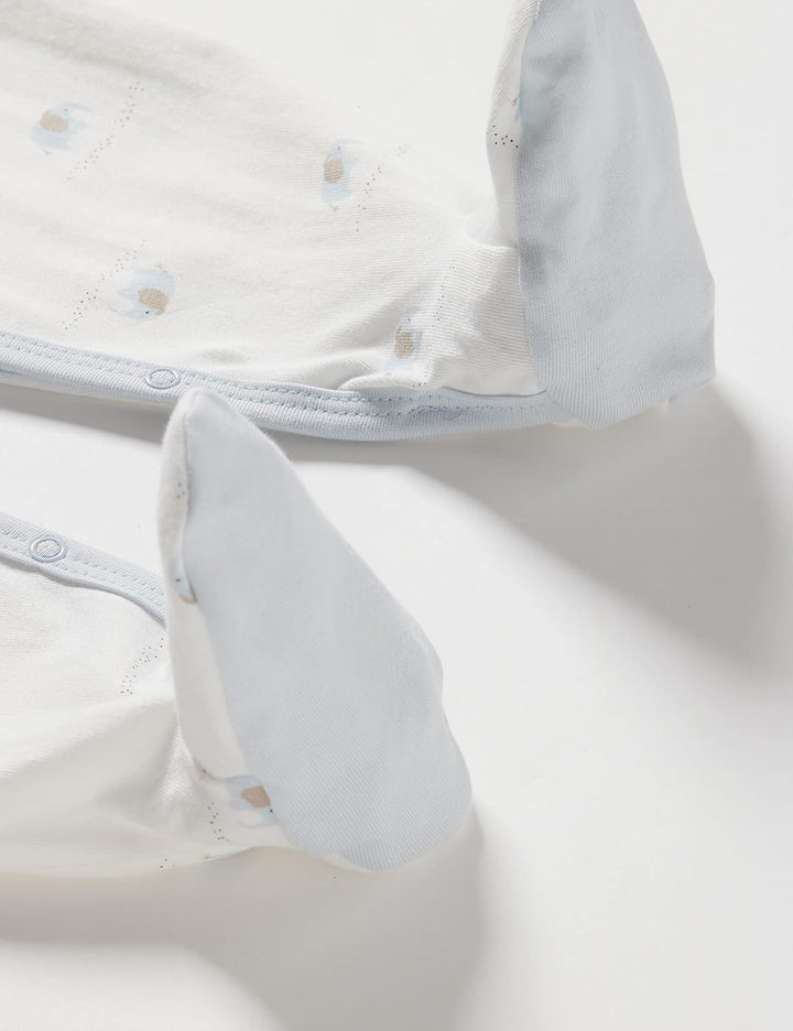 Sanetta Baby-Jungen Strampler Beige Kleinkind-Schlafanzüge 68 White Pebble, 68 White Pebble
