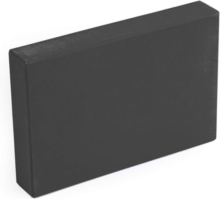 Yoga Studio Pilates Sitzblock – Graphitgrau Yoga Blocks mit abgeschrägten Kanten für Anfänger und Pr