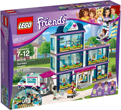 LEGO Friends 41318 - "Heartlake Krankenhaus Konstruktionsspiel, bunt, Heartlake Krankenhaus