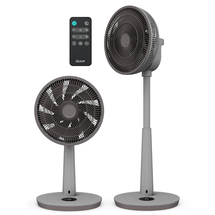Duux Whisper 3 Standventilator – Energiesparender Ventilator mit 26 Geschwindigkeiten, Timer & Nacht