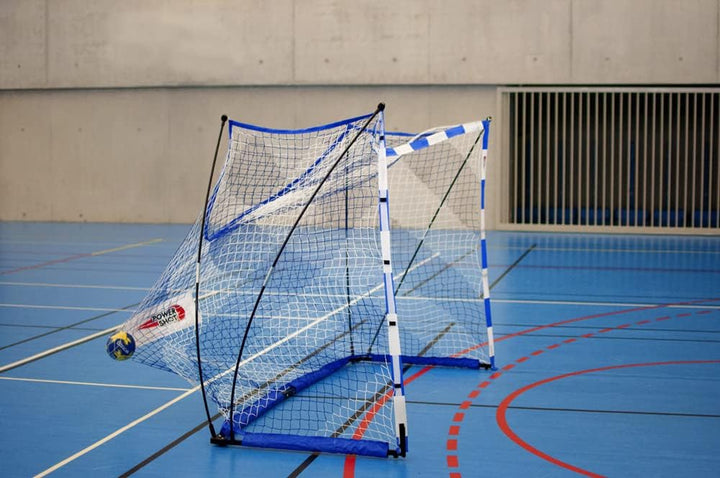 Handballtor QuickFire® - Aufbau in 2min - wetterfest - faltbar - 2 Verschiedene Grössen 2,4 x 1,7m,
