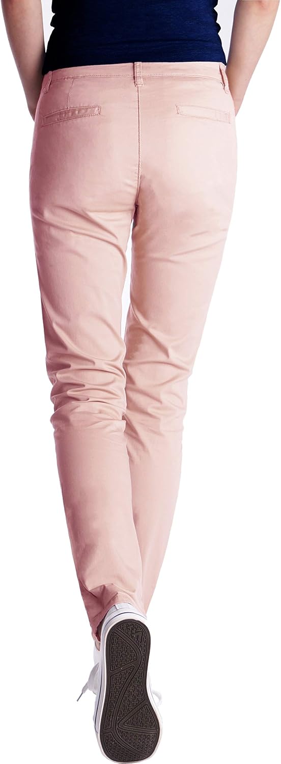 Fraternel Chino Damenhose Stoffhose normal Waist XS Rosa, XS Rosa