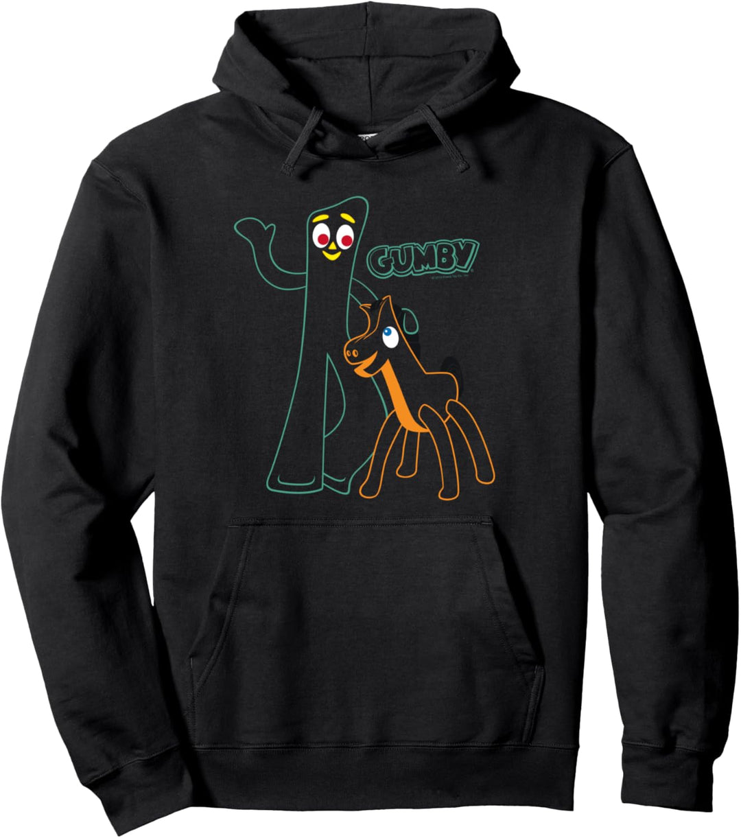 Gumby Outlines Pullover Hoodie