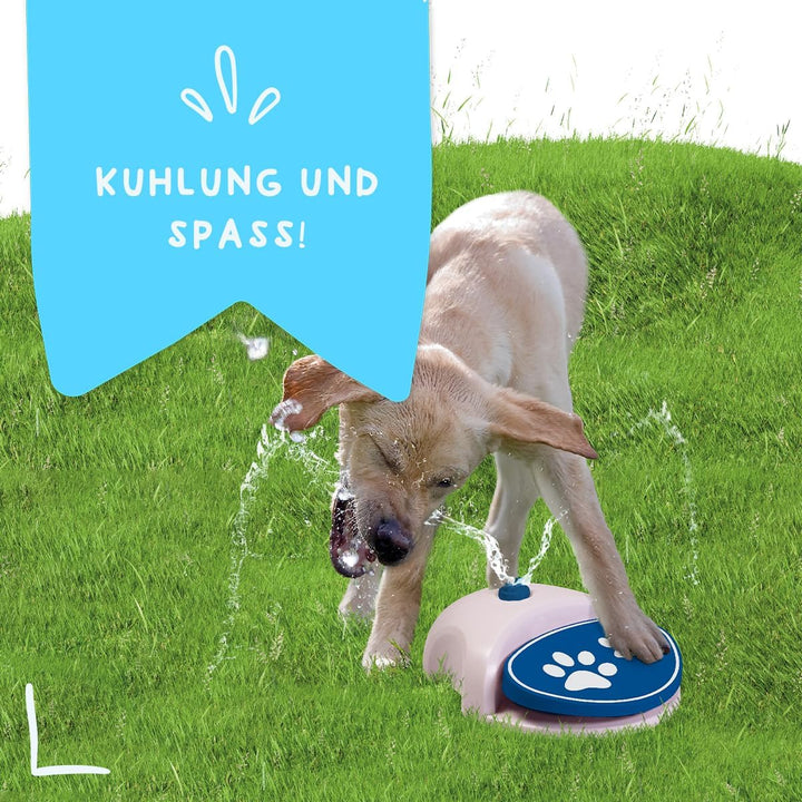 CoolPets Splash Water Fountain - Wasserspass für Haustiere - Lieferung mit Zwei Düsen - Trinkwasser