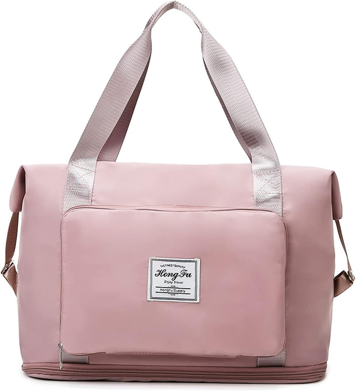 FANDARE Reisetaschen Handgepäck Tasche Faltbare Sporttasche Übernachtung Tote Handtasche Damen Herre
