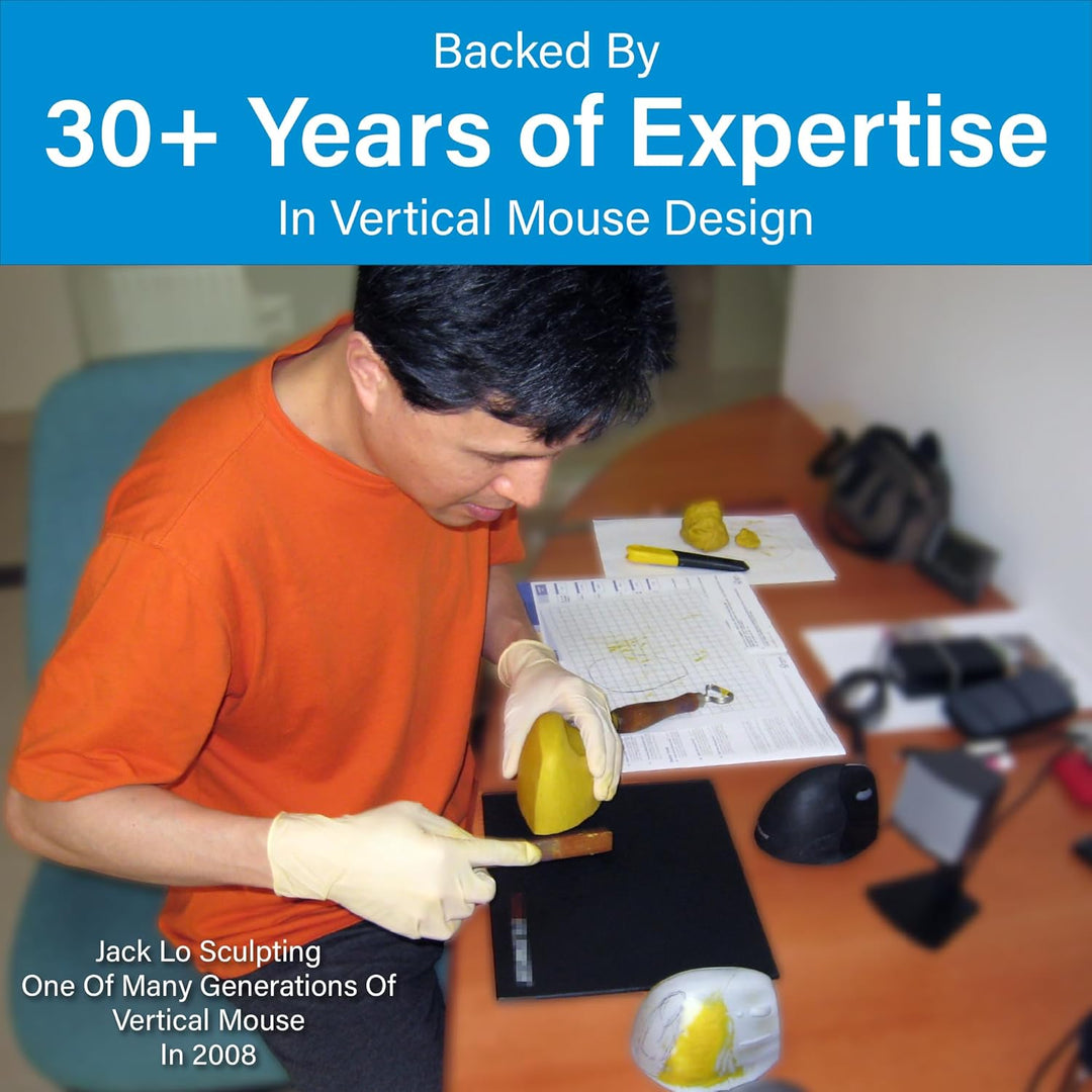 Evoluent Vertical Mouse 4 Small Wireless, VM4SW, Schwarz Single