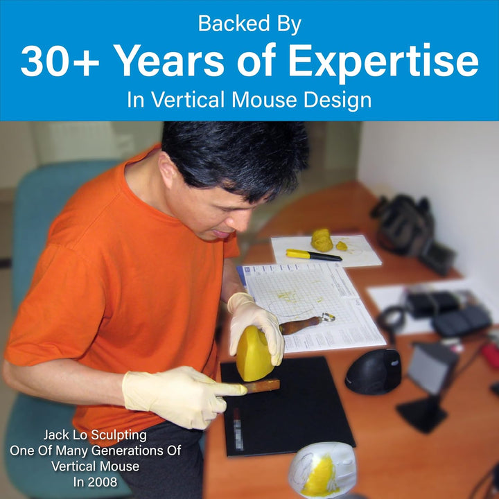 Evoluent Vertical Mouse 4 Small Wireless, VM4SW, Schwarz Single