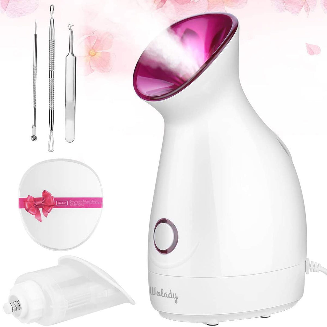 Gesichtssauna Gesichtsdampfer Gesicht Dampf, Wolady Professional Nano Ionic Dampfgerät, Porenreinige