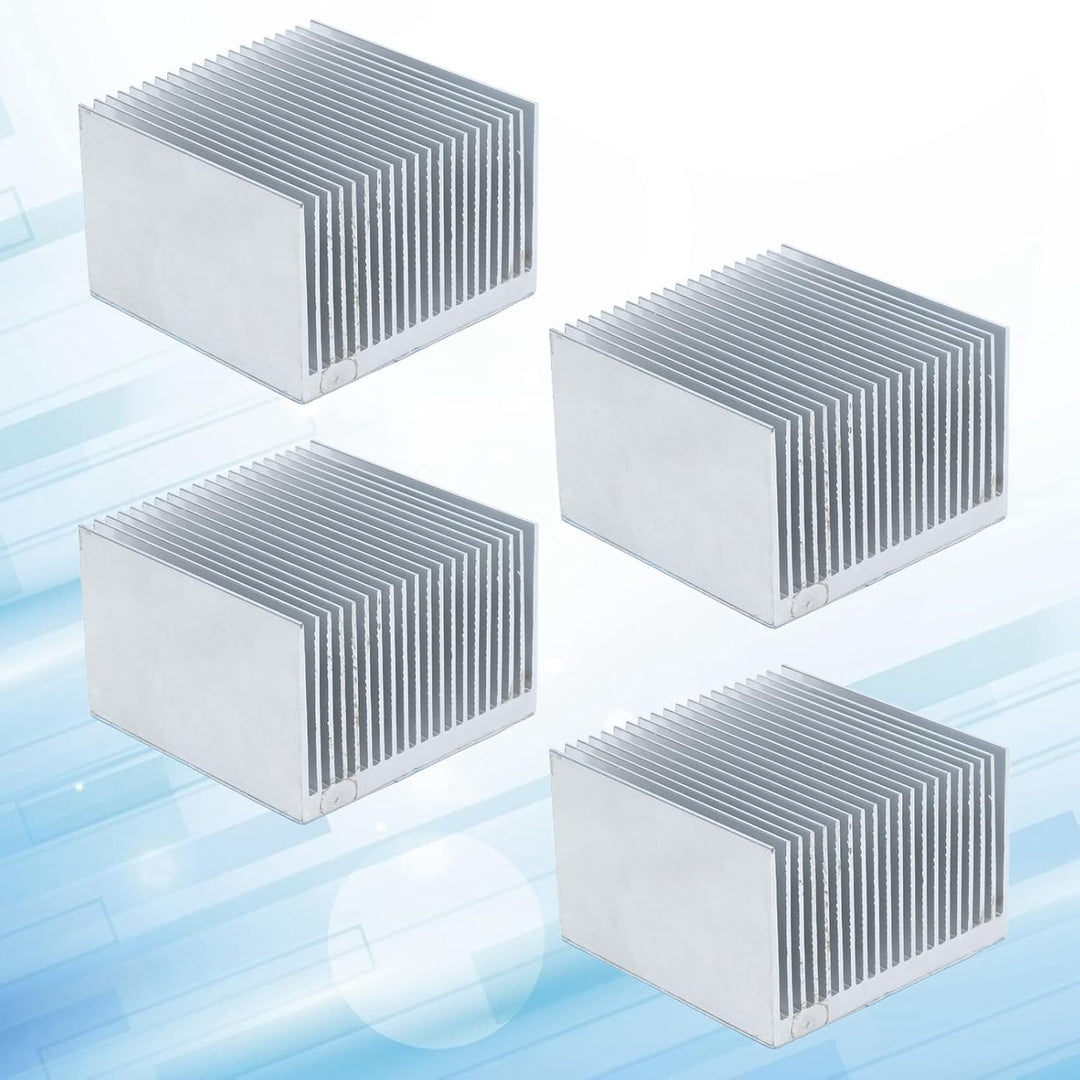 4 Stück Kühlkörper, Heatsink Aluminium Kühlkörper Kühler Fin Kühlkörper Kühlrippen für High Power LE