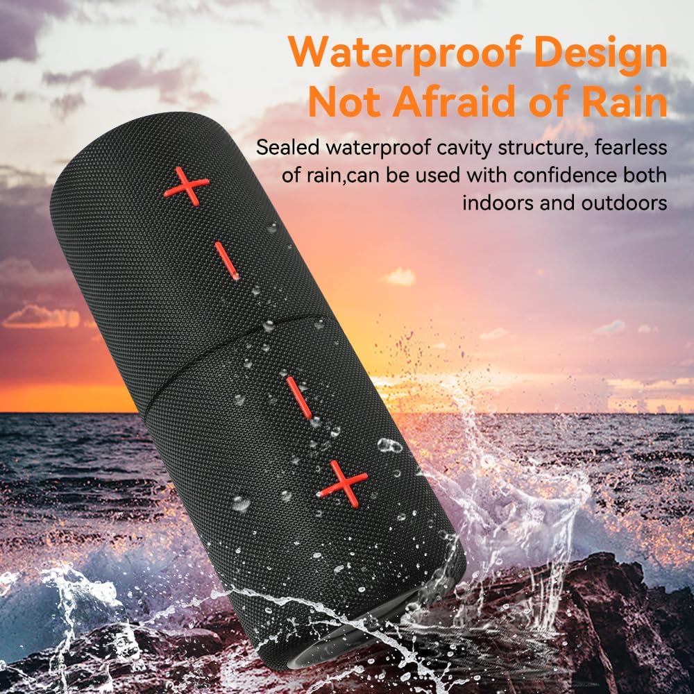 2 in 1 Magnetischer Dual Splittable Bluetooth Lautsprecher, 40W Tragbare Wireless Lautsprecher mit D
