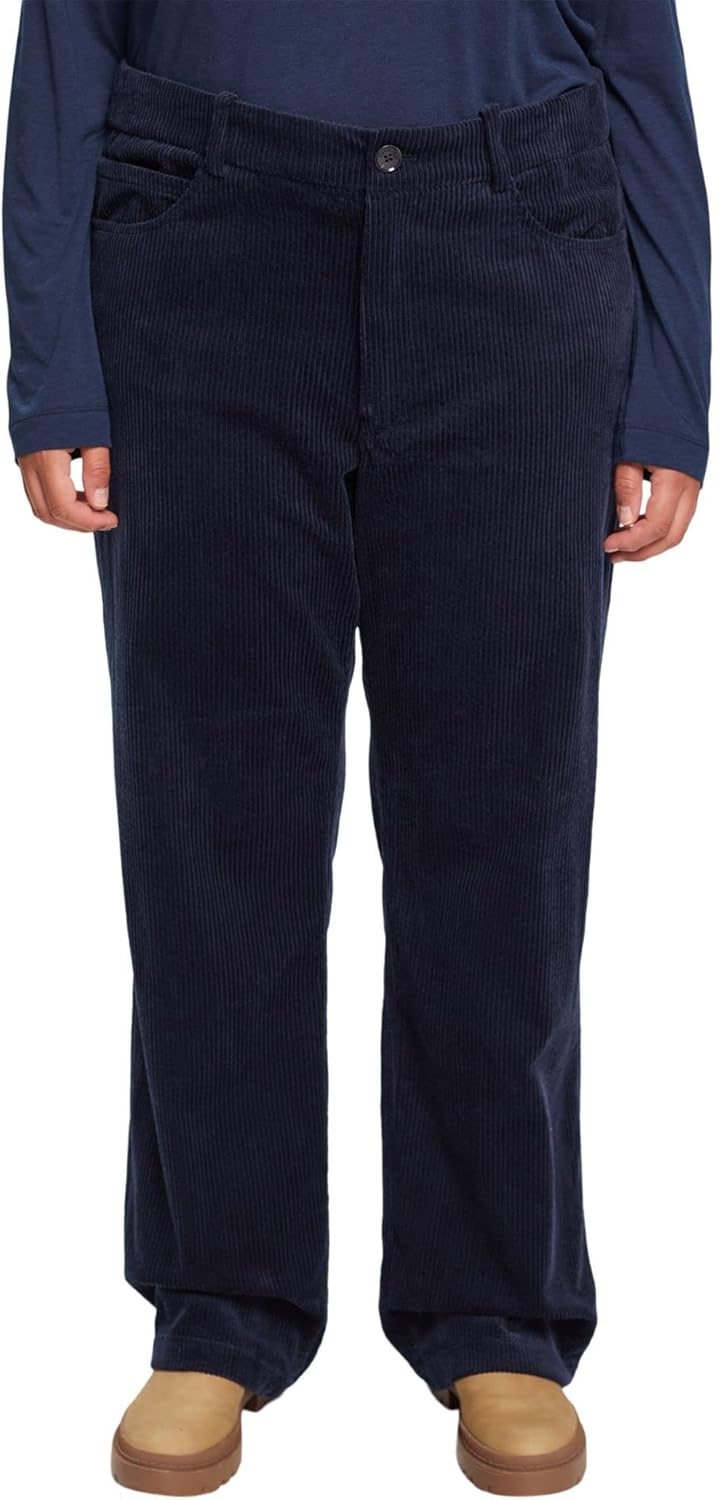 ESPRIT Damen Hose 34W / 28L 400/Navy, 34W / 28L 400/Navy