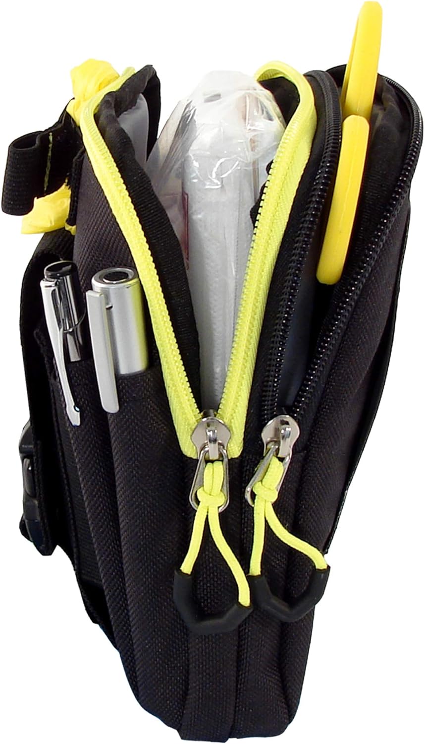 tee-uu Zip Holster | Dienst- oder Privatgebrauch | geräumig | viel Stauraum | kompakt | Smartphone-F