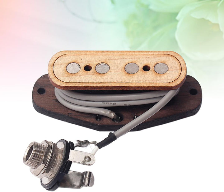 BESTonZON Schallloch-Tonabnehmer Music Accessories Box Guitar Pickup -String Guitar Pickup Magnet Pi