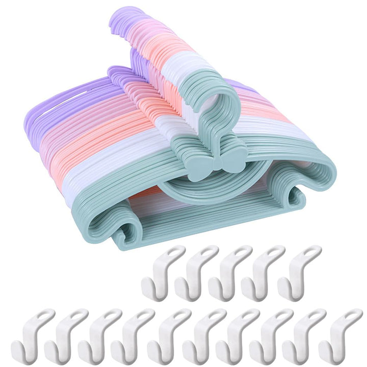 haweeli kleiderbügel Kinderkleiderbügel für Baby-, Kleinkind- und Kinderkleidung und Mäntel (29,5cm,