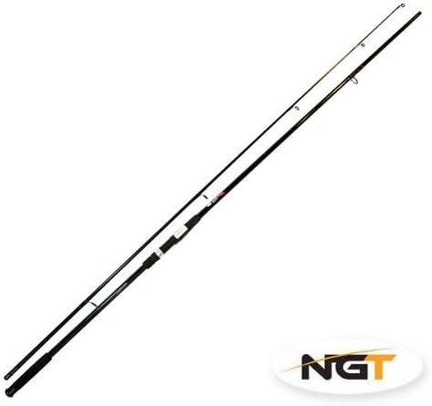 ngt Karpfenangel-Setup 9 x 3,6 m, 2 Stück Karpfenruten, 1,2 kg und 3 x Köderläufer-Rollen mit Schnur
