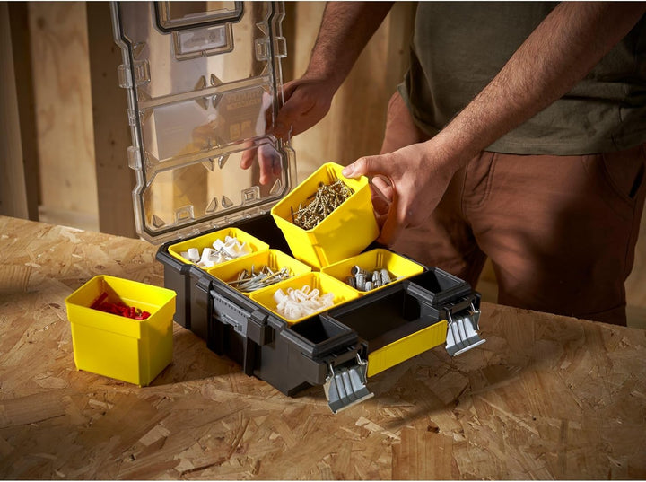 Stanley FatMax Werkzeug-Organizer/Aufbewahrungsbox FMST1-72378 (26x34x12cm, schmal, 6 herausnehmbare