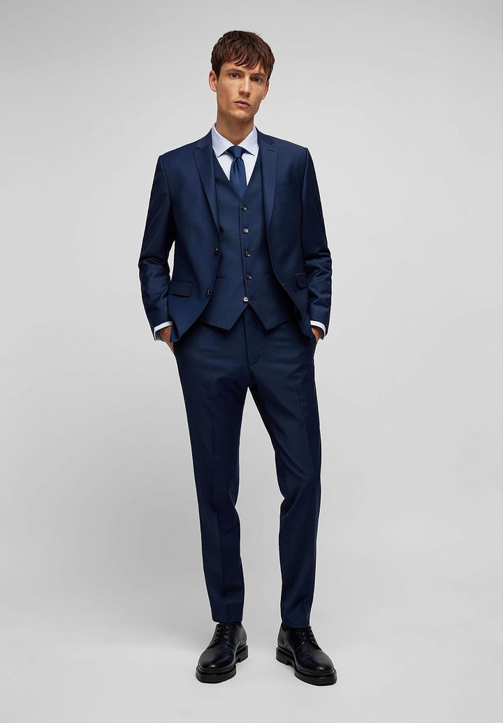 Daniel Hechter Herren Trousers Nos Xten Sf Anzughose 60 Navy, 60 Navy