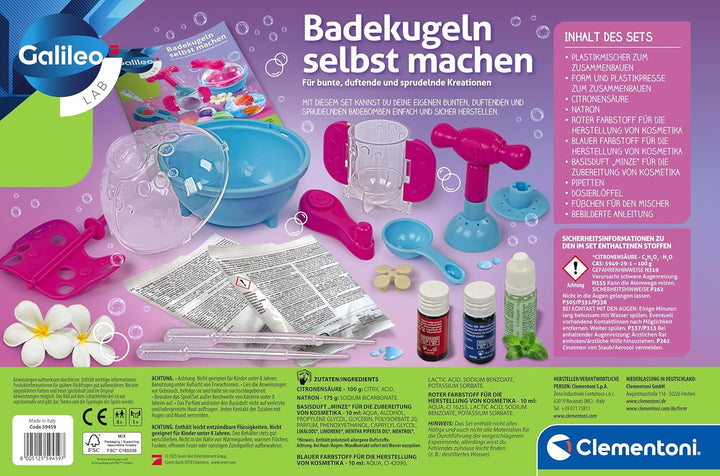 Galileo Lab Badekugeln selbst machen - DIY Experimentierset zur Herstellung bunter, duftender Badebo