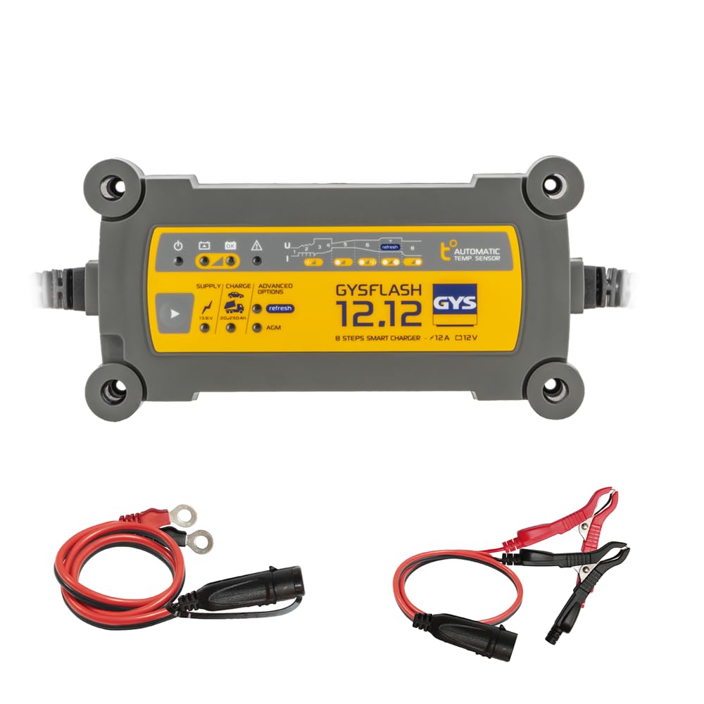 GYS GYSFLASH 12.12 029392 Automatikladegerät 12 V 12 A