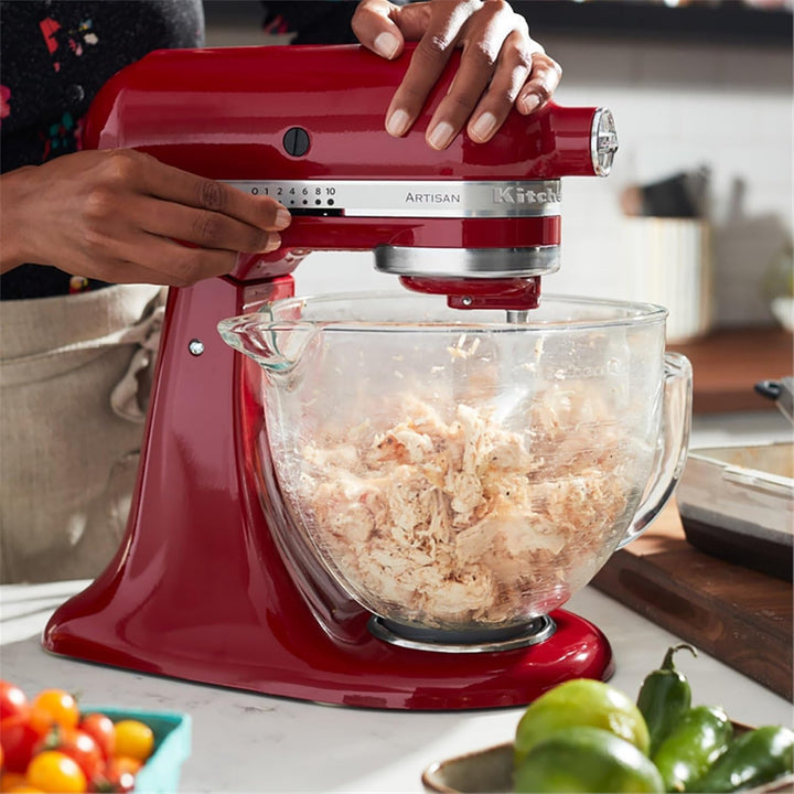 Kitchen Aid Küchenmaschine ARTISAN 4,8 L - Das Original - 5KSM185PSEER Empire Rot, Rot