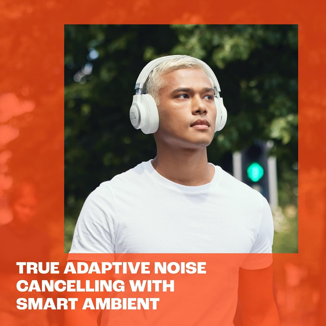 JBL Live 770 NC – Bluetooth Over-Ear-Kopfhörer mit adaptivem Noise-Cancelling – Kabellose Ohrhörer m