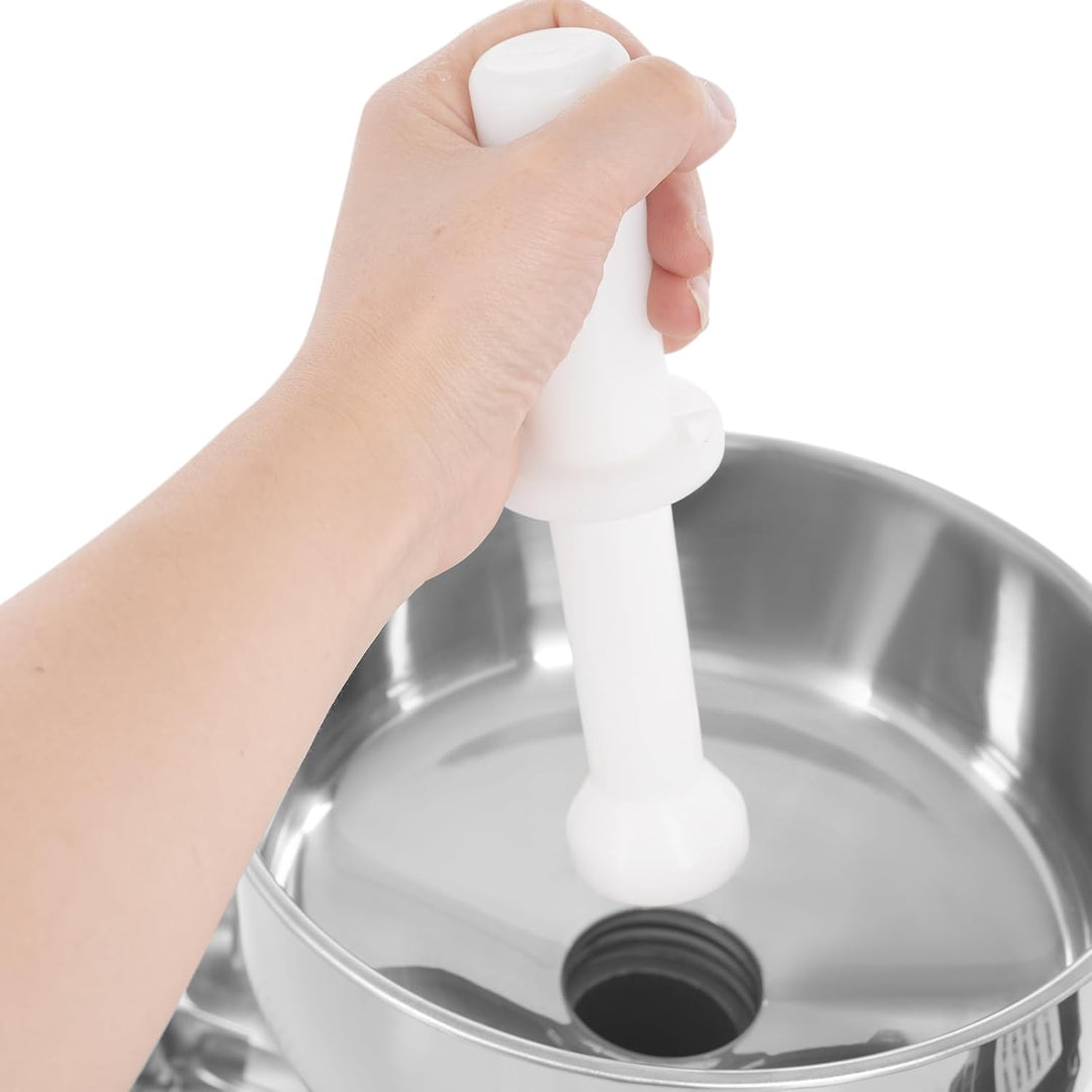 Elektrisch Tomatenpresse aus Edelstahl 450W Professionelle Passiermaschine Elektrisch Beerenpresse T