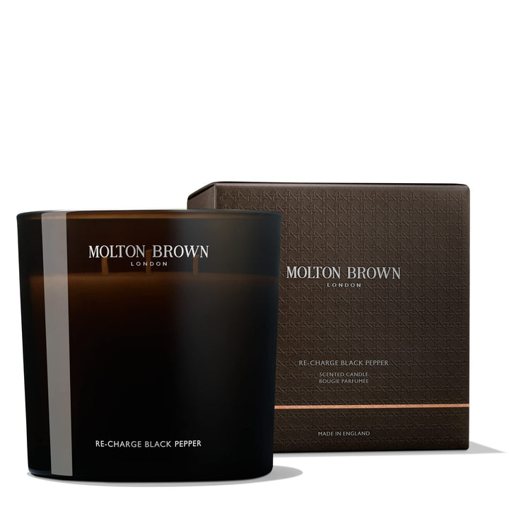 Molton Brown Re-Charge Black Pepper Grosse Duftkerze 600 g Black Pepper 600 g (Pack of 1), Black Pep