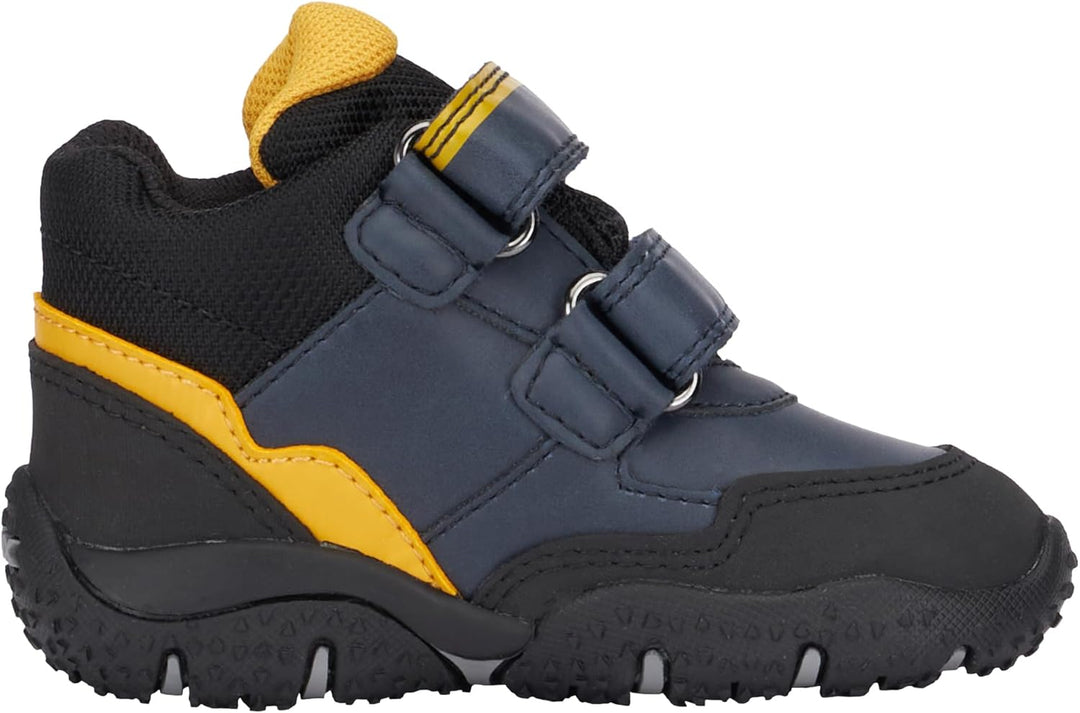 Geox Jungen B Baltic Boy B ABX A Sneaker 21 EU Navy Ochreyellow, 21 EU Navy Ochreyellow
