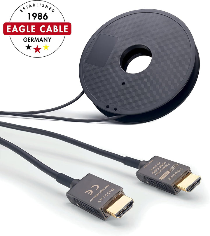 Eagle Cable by INAKUSTIK – 313245001 - Deluxe Ultra High Speed HDMI 2.1 Kabel | 1m | 48 Gbps | Licht