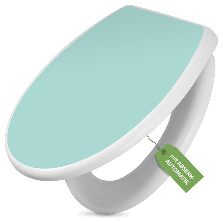banjado Toilettendeckel mit Absenkautomatik 44,5x37cm - Soft Close Toilettensitz - WC Sitz mit Absen