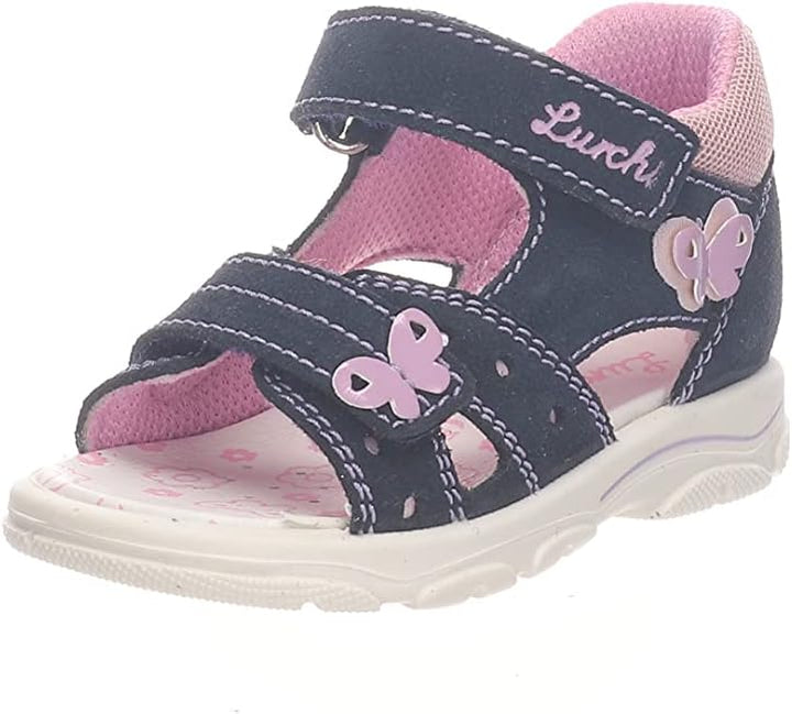 Lurchi Baby-Mädchen Gioa Sandale 22 EU Blau, 22 EU Blau