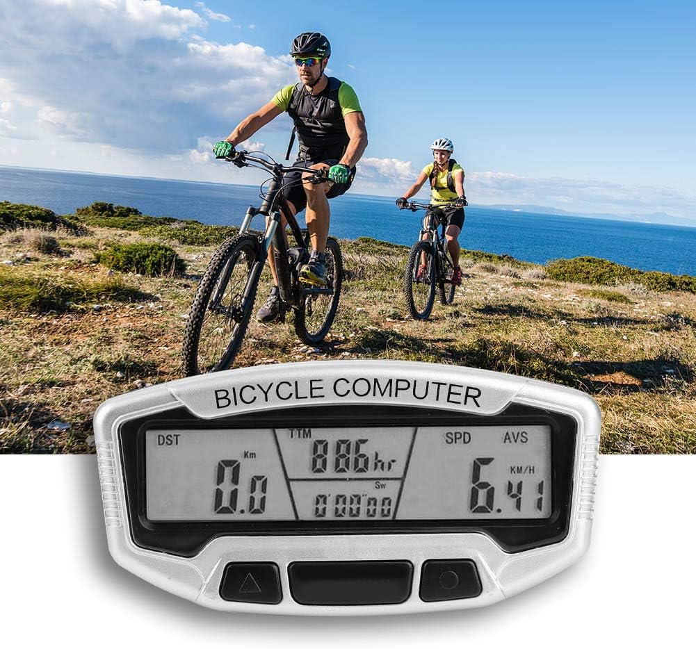 Wasserdichter Kabelgebundener Fahrradcomputer-Kilometerzähler für den Aussenbereich, Leichter Fahrra