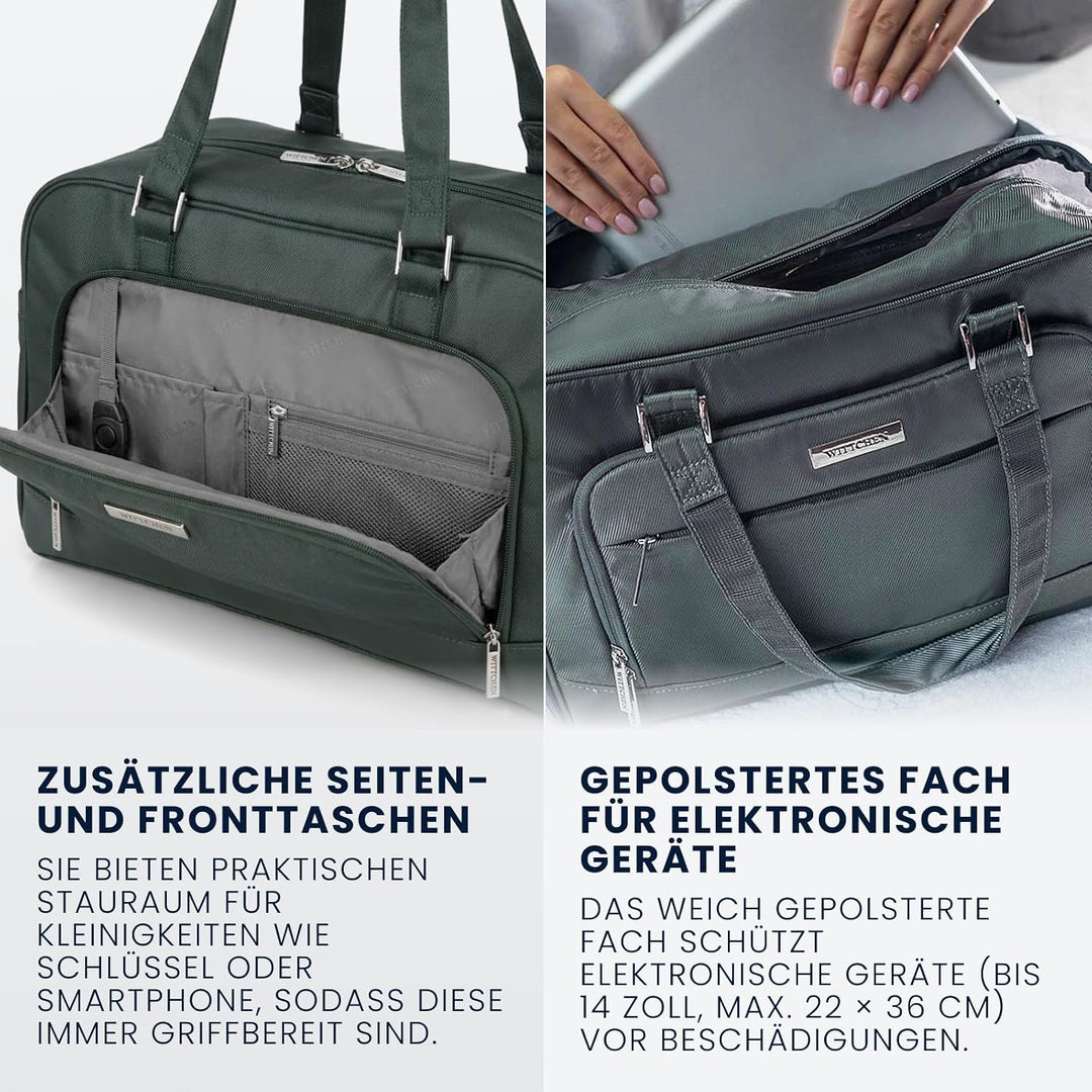Reisetasche mit einem Fach für Netbook