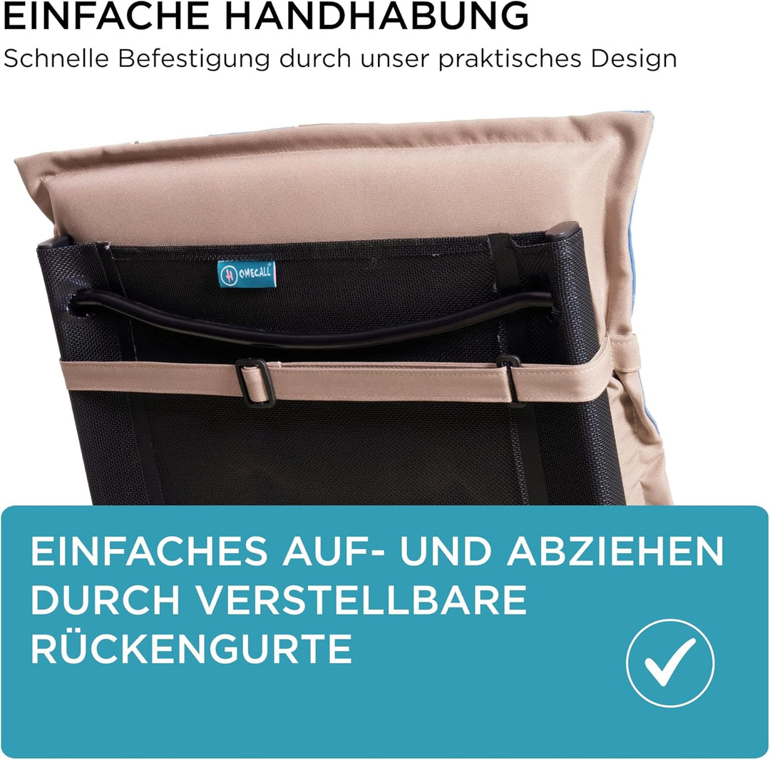 Gartenstuhlauflagen Niedriglehner I Extra Dicke Sitzauflagen I Made in Europe I Stuhlauflagen für Ni