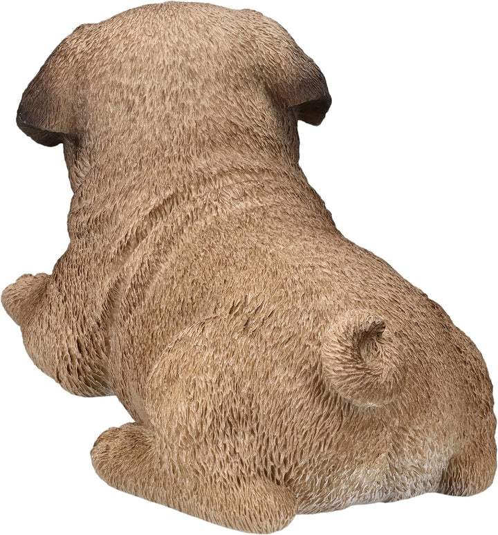 Pacific Giftware Mops Figur - Welpe liegend | Süsse Hundefigur