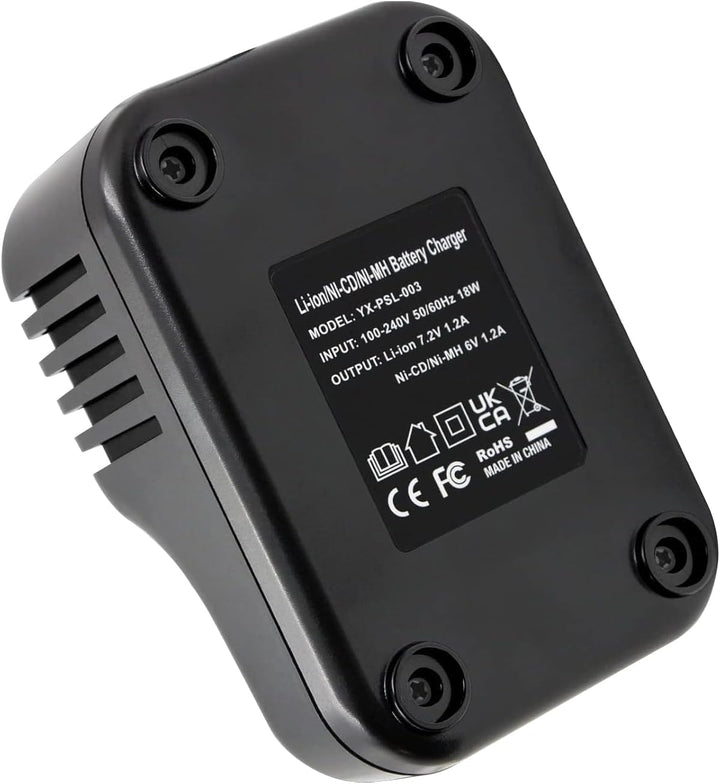 Akkuladegerät 100-240V 50 / 60Hz für Paslode 7.2V Li-Ion& 6V NI-CD/NI-MH Akkuladegerät Paslode 40471