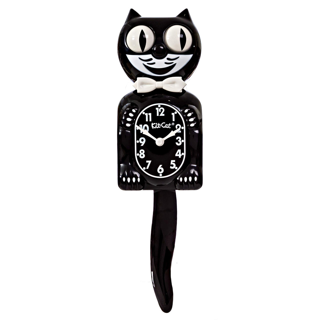 Kit-Cat-Wanduhr, schwarz
