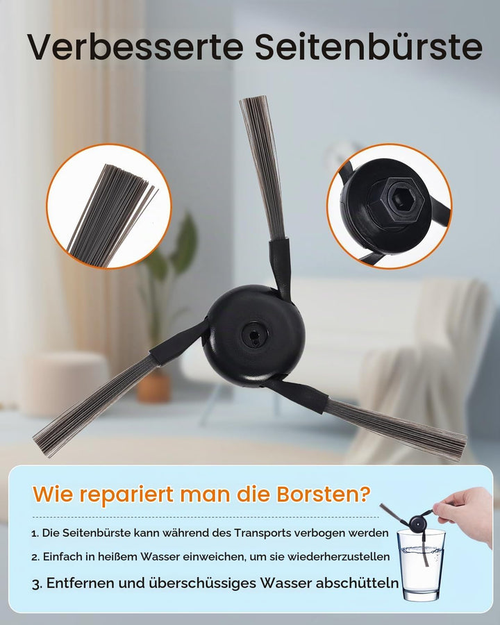 Zubehörset Ersatz für Dreame X50 Ultra Complete/L50 Pro Ultra/L40s Pro Ulta/X50 Master Saugroboter,