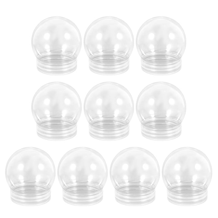 Operitacx 10 StüCk Schneekugel Weihnachten Selber Machen Mit Schraubverschluss, 150ml Transparent Sc