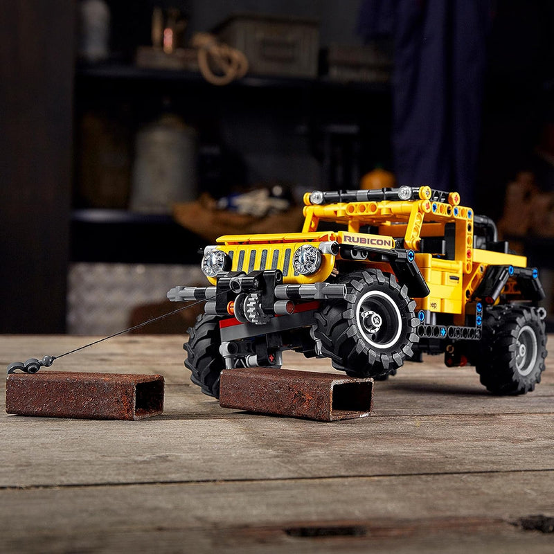 LEGO 42122 Technic Jeep Wrangler, 4x4-Spielzeugauto, Modellbausatz, Offroad-Geländewagen, Geschenkid