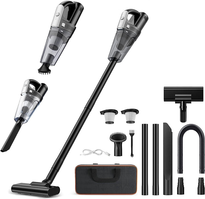 Handstaubsauger Akku 7500-10000Pa Autostaubsauger Kabellos Handsauger mit Mehreren Aufsätzen für Aut