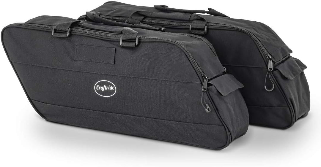 Set Koffer für Chopper Bagger Satteltaschen mit Innentaschen Craftride SC7