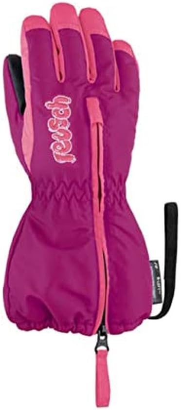Reusch Baby-Mädchen Tom extra Warmer, winddichter und atmungsaktiver Skihandschuh IV 3329 fuchs purp