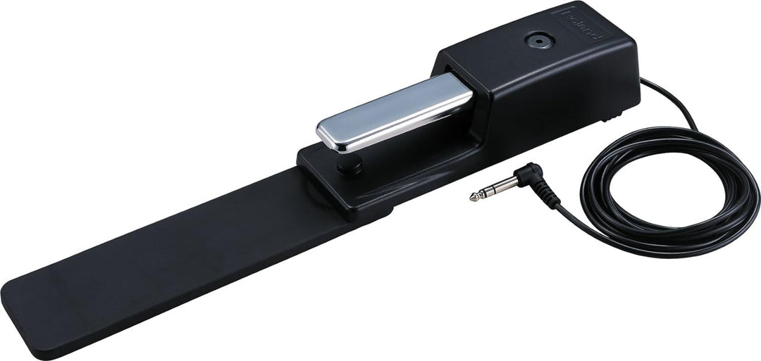 Roland DP-10 Dämpfer-Pedal & RockJam Double Braced Adjustable Keyboard Stand with Locking Straps