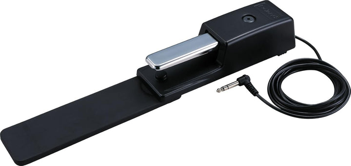 Roland DP-10 Dämpfer-Pedal & RockJam Xfinity Doublebraced Pre Assembled Keyboard Stand with Locking
