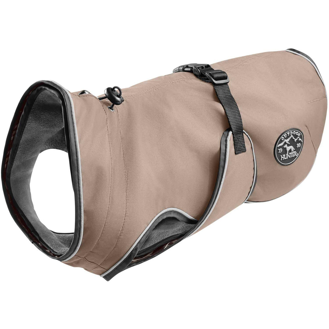 HUNTER UPPSALA Hundemantel, wasserabweisend, reflektierend, 55, taupe taupe 55, taupe 55