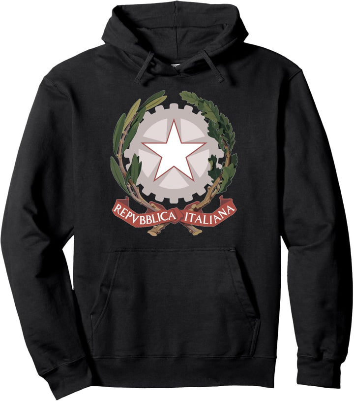 Nationales Emblem Siegel Symbol Wappen Italiens Pullover Hoodie